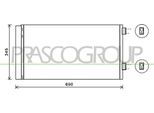 Prasco MN308C003 - Oe 64539228607 Condensatore Per Aria Condizionata Con Essiccatore Per R56, R57, R55, R60, R58, R59