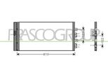 Prasco FT340C002 - Oe 51712975 Condensatore Aria Condizionata Con Essiccatore Per Punto