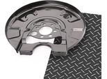 Ridex 1330S0184 - Oe 191615612B Piastra Di Ancoraggio, Asse Posteriore Destro Per Corrado (53I)