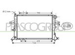 Prasco OP017R001 - Radiatore Oe 09119484, Raffreddamento Motore Per Astra G, Zafira A