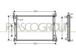 Prasco FD340R002 - Radiatore Oe 1141490, Raffreddamento Motore Per Fiesta V, Fusion, 2 (Dy)