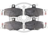 Set Di Pastiglie Freno Posteriori Optimal Pastiglie Freno Per Nissan Almera Ii Hatchback (N16) BP-09690