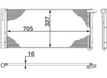 Mahle Ac 425 000S - Oe 970 573 111 01 Condensatore Aria Condizionata Con Essiccatore Per Panamera (970)