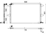 Mahle Ac 171 001S - Condensatore Aria Condizionata Oe 6K0820413 Per Cordoba (6K), Ibiza (6K), Inca (6K), Caddy Ii (9K), Polo (6N), Polo (6V)