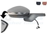 Van Wezel 0937826 Specchietto Esterno Specchietto Laterale Destro Per CitroËN C3 Iii (Sx) Convesso Riscaldato Primerizzato