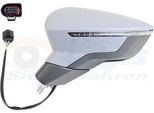 Van Wezel 4929807 Specchietto Esterno Specchietto Laterale Sinistro Per Seat Ibiza V (KJ1) Convesso Riscaldato Primerizzato