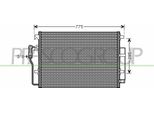 Prasco ME919C001 - Oe 9065000054 Condensatore Aria Condizionata Con Essiccatore Per Sprinter (W906), Sprinter (W907), Crafter (2F), Crafter (2E)