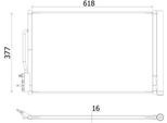 Mahle Ac 955 000S - Oe 84208083 Condensatore Aria Condizionata Con Essiccatore Per Insignia B (Z18)