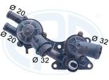 Era 350589A - Termostato Acqua Di Raffreddamento Oe 03C 121 111 A Per A3 (8P), Octavia Ii (1Z), Touran (1T), Passat (3C), Jetta Iii (1K2), Golf V (1K), Golf Plus (5M), Eos (1F)