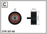 Caffaro 307-98 Puleggia Di Rinvio Cinghia Trapezoidale Dentata 60 Mm Per Opel Movano Furgone (X70) Movano Bus (X70) Movano Pianale / Telaio (X70) Per Renault