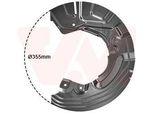 Van Wezel Parafango Disco Freno Per Bmw 3 Touring (E91) Anteriore Destro 0628372 Piastra Di Ancoraggio