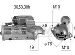 Era 220607A Motorino Di Avviamento 2,2 Kw Per Bmw 5 Berlina (E39) 12 V