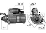 Era 220534A Motorino Di Avviamento 1,7 Kw Per Vw Golf Vi (5K1) 12 V