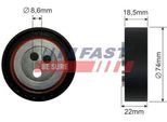 Fast FT44587 - Puleggia Tenditore Oe 500393575, Cinghia A V Per Ducato