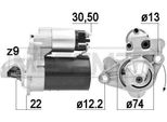 Era 220918A - Oe 12 41 1 489 994 Motorino D'avviamento, Starter Per R50, R53, R52