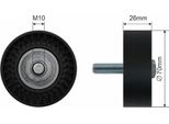 Fast FT44530 Puleggia Di Rinvio Cinghia Trapezoidale Dentata 70 Mm Per Opel Zafira B (A05) Astra H Caravan (A04) Astra H Hatchback (A04) Astra H Gtc (A04) Signum Cc