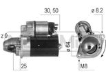 Era 220211A Motorino Di Avviamento 1,1 Kw Per Opel Corsa D Hatchback (S07) 12 V