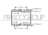 Prasco CI422R017 - Oe 132322 KüHler, MotorküHlung FüR Berlingo, C4 (La), C4 I (Lc), Xsara, 206 Sw (2E/K), 206 Van, 206+, 206+, 307, 206 Cc (2D), 206 (2A/C), 206 (2E/K), 307 Cc (3B), 307 Sw (3H), 308 I, 308 Sw I, Partner, Partner (5, G), Partner Origin (G), Partner Tepee