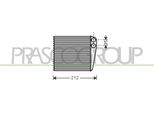 Prasco RN325H001 - Oe 27140AX700 Scambiatore Di Calore, Riscaldatore Per Note (E11, NE11), Micra Iii (K12), Clio Iii, Modus (F/JP0), Twingo Ii (CN0), Wind (E4M)
