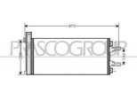 Prasco CI954C002 - Oe 1610115880 Condensatore Aria Condizionata Con Essiccatore Per Jumper, Ducato, Boxer
