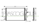 Prasco AD020C003 - Condensatore Aria Condizionata Oe 8E0260401D Per A4 (8E), A4 (8H), A6 (4B)