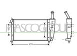 Prasco FT133R006 - Radiatore Oe 46524603, Raffreddamento Motore Per Punto