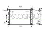 Prasco FD340R003 - Radiatore Oe 1141491, Raffreddamento Motore Per Fiesta V, Fusion, 2 (Dy)