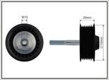 Caffaro 500510 Puleggia Folle Cinghia A V 70Mm Per Porsche Cayenne (9PA)
