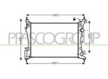 Prasco OP034R002 - Oe 1300279 Radiatore, Raffreddamento Motore Per Corsa D (S07)