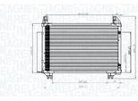 Magneti Marelli Condensatore Aria Condizionata 524X318X16 Per Toyota Verso S Yaris Urban