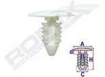10X Romix C70180 Clip Lato Ruota, Lato Motore
