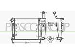 Prasco FD008R001 - Oe 51787115 Radiatore, Raffreddamento Motore Per 500 (312), Ka (RU8)