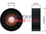 Fast FT44551 Spannrolle Keilrippenriemen 70Mm FüR Fiat Ducato Kastenwagen (250, 290) Ducato Bus (250, 290) Ducato Pritsche / Fahrgestell (250, 290)