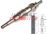 Candeletta Diesel Fast FT82722 Per Furgone Opel Movano (X70) M12X1,25