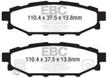 Set Di Pastiglie Freno Posteriori Ebc Brakes Per Toyota Gt 86 Coupé (ZN6) DP1584