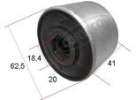 Cuscinetto Per Audi A2 (8Z0) Anteriore Sinistro Anteriore Destro Posteriore Inferiore 49403109 Corteco