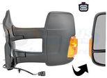 Van Wezel 1991827 Specchietto Esterno Specchietto Laterale Sinistro Per Ford Transit Mk7 Furgone (V363, Fcd, Fdd) Convesso Riscaldato