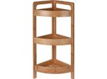 Mensola Da Bagno Bathroom Solutions, Bambù, 23X23X61 Cm, Marrone