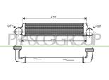 Prasco BM020N001 - Intercooler Oe 17517789793 Per Serie 3 (E46), X3 (E83)