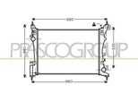 Prasco OP035R005 - Oe 1300312 Radiatore, Raffreddamento Motore Per Adam, Corsa D (S07), Corsa E (X15)