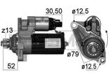Era 220877A - Motorino Di Avviamento Oe 02T 911 024 J, Starter Per A1 (8X), Ibiza (6J, 6P), Toledo Iv (KG3), Fabia Ii (54), Rapid (Nh), Roomster (5J), Polo (6C, 6R)