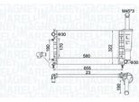Magneti Marelli 350213183600 - Oe 46834062 Radiatore, Raffreddamento Motore Per Idea