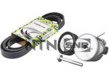 Ntn Snr KA852.05 Set Di Cinghie Trapezoidali Per Ford Ka (RU8) Ka+ Hatchback (Uk, Fk) Ka+ Berlina (Tk, Fk) Per Fiat Panda (169) Grande Punto (199) 500