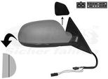 Van Wezel 0384828 Specchietto Retrovisore Esterno Destro Per Audi A5 Coupé (8T3) Asferico Riscaldato Con Memoria Primerizzato