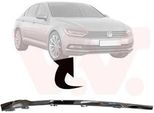 Van Wezel Modanatura Paraurti Anteriore Destra Per Vw Passat Variant (3G5, CB5) Passat Limousine (3G2, CB2) Passat Alltrack (3G5, CB5)