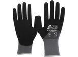 Guanto Skin Flex V A Maglia Fine Taglia 10, Grigio/Nero