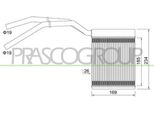 Prasco FD424H001 - Oe 1253187 Scambiatore Di Calore, Riscaldatore Per C-Max, Focus Ii, Kuga I, Focus C-Max (DM2), V50 (545), C30 (533), C70 Ii Cabriolet (542), S40 Ii (544)