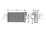 Prasco CI424H001 - Oe 6448N5 Scambiatore Di Calore, Riscaldatore Per C4 (La), C4 I (Lc), 307, 307 Cc (3B), 307 Sw (3H)