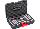 Vigor V7471/17 Set Completo Per Lo Spurgo Dei Freni ∙Numero Di Utensili: 17