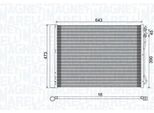 Magneti Marelli 350203781000 Condensatore Climatizzatore Condensatore Climatizzatore Per Bmw 5 Touring (F11) + Essiccatore